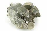 Fluorapatite and Muscovite on Quartz Crystals - Portugal #239756-1